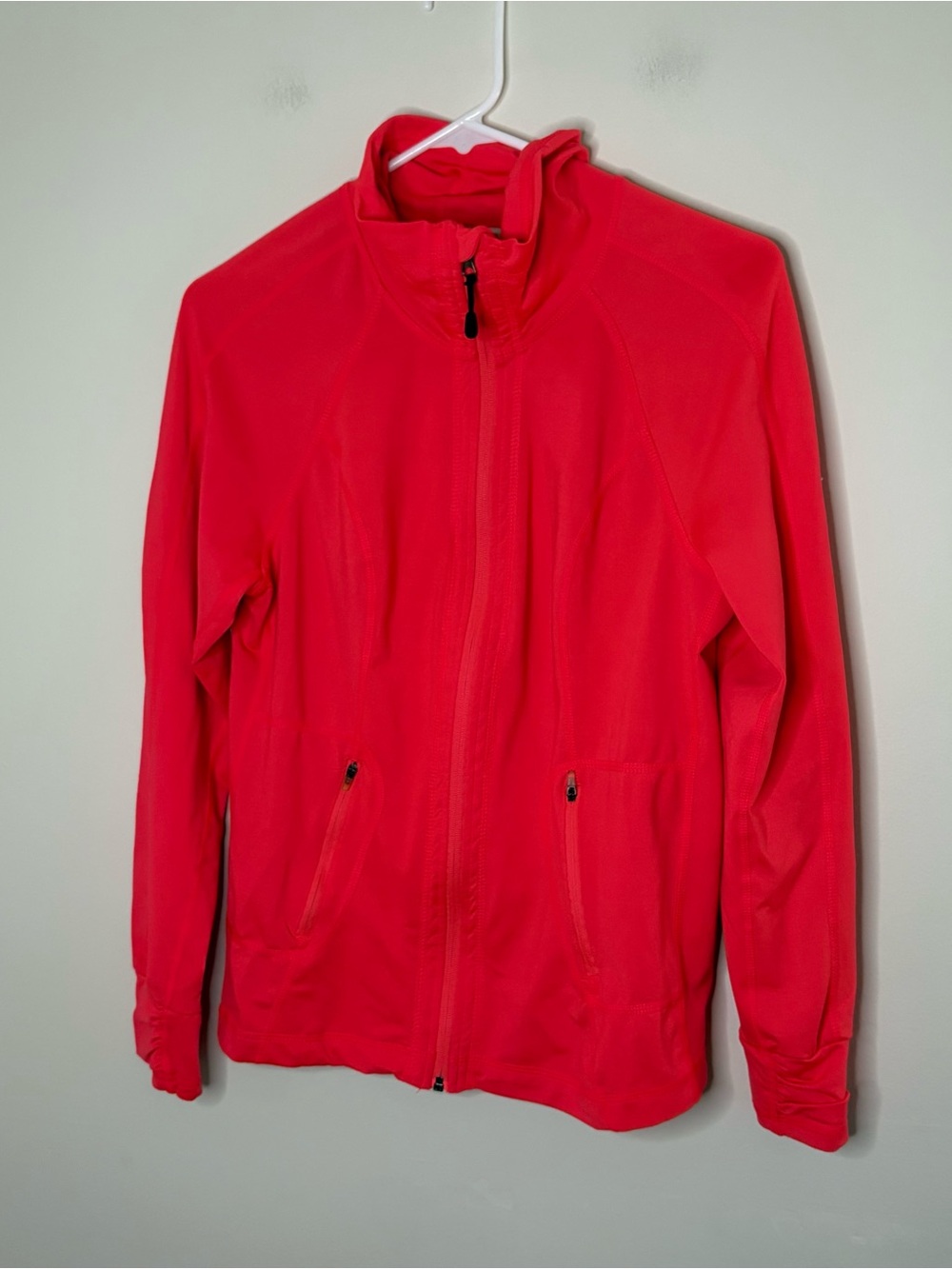 Tangerine Small Women’s Top Full Zip Pink Long Sleeve Activewear Jacket Fall